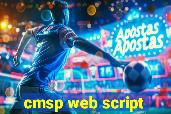 cmsp web script